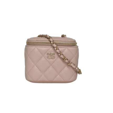 Chanel Vanity Case Mini leather handbag