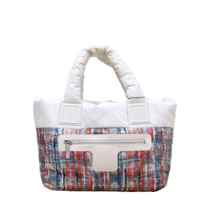 Chanel Coco Cocoon Nylon & Tweed Tote