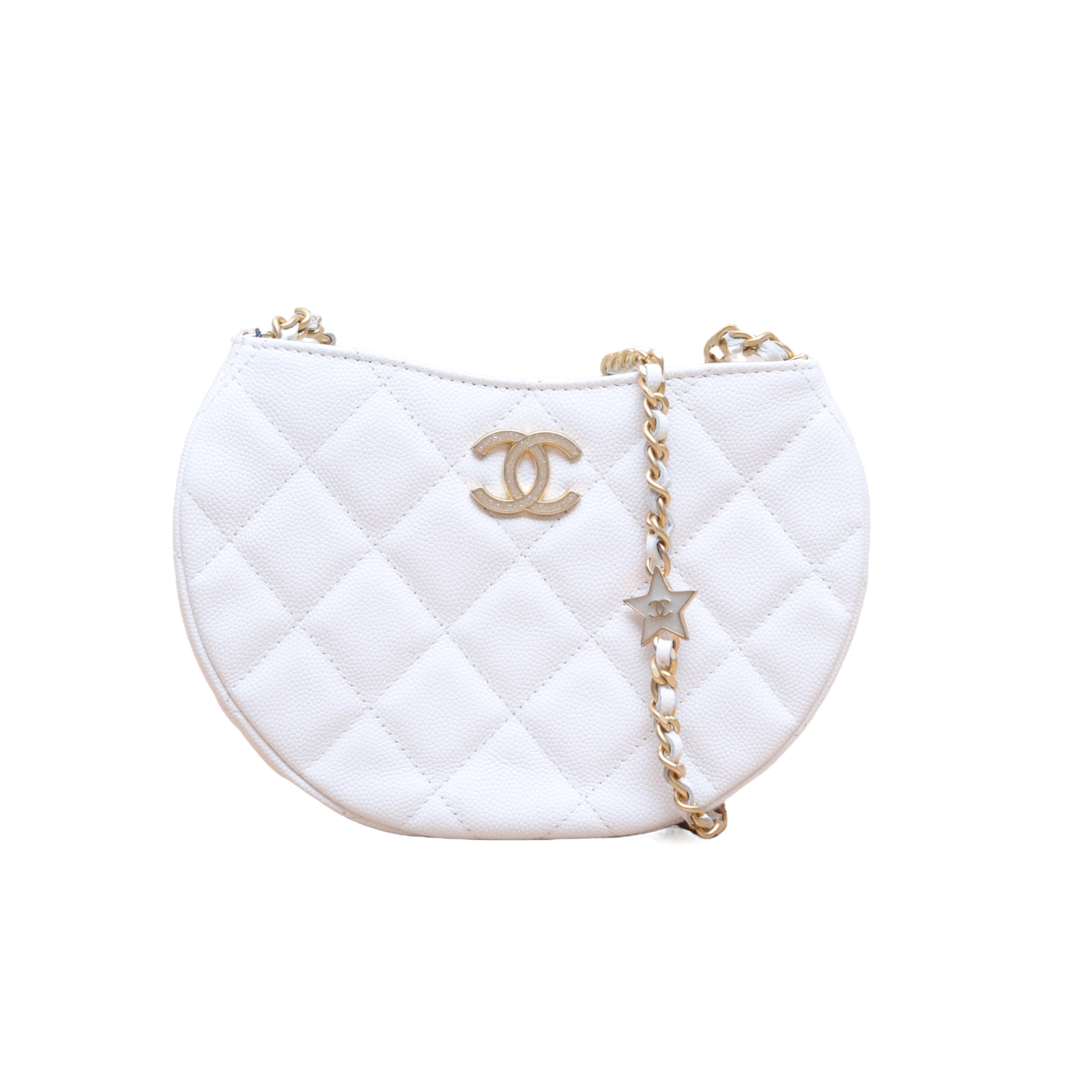 CHANEL Moon Bag in Caviar Leather