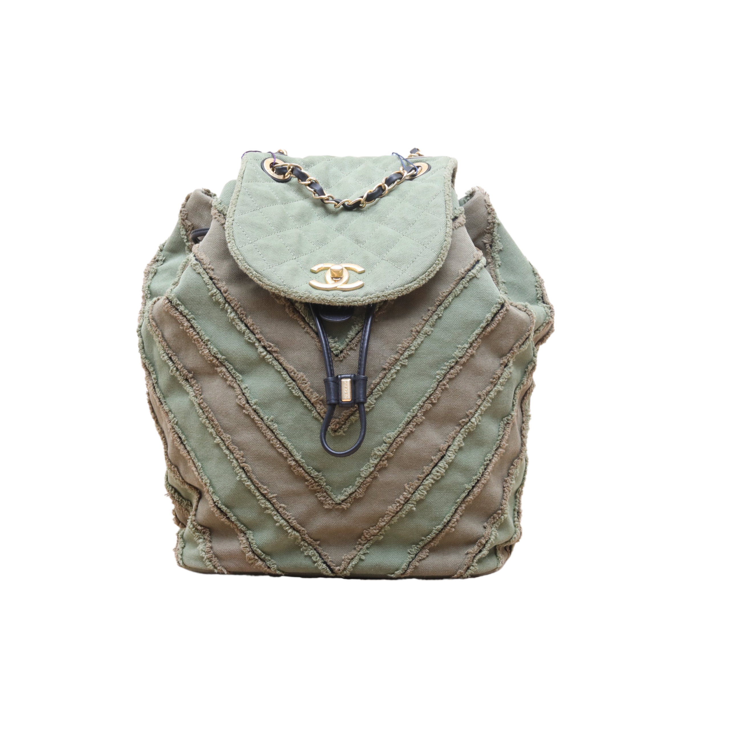 CHANEL Cuba Backpack in Canvas