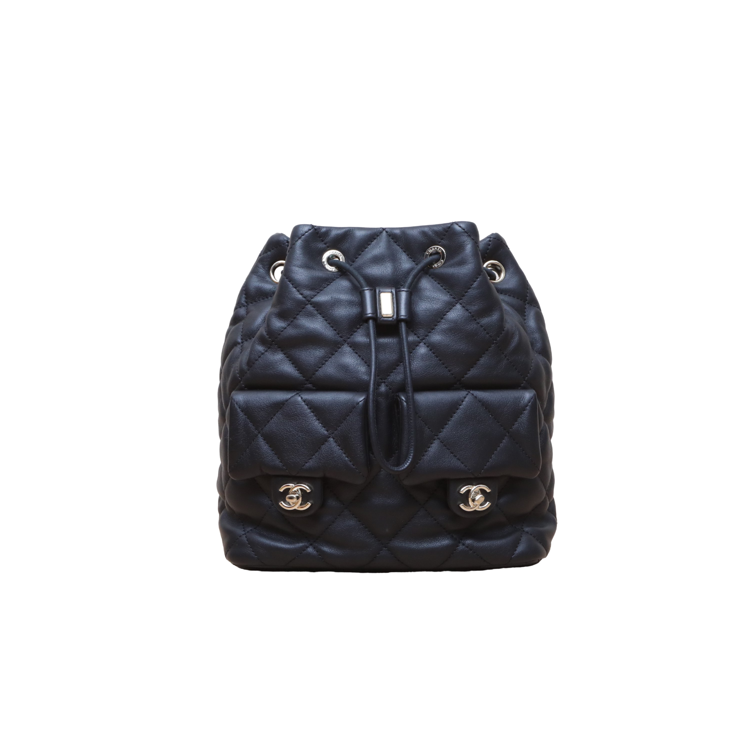 CHANEL Drawstring Backpack in Leather