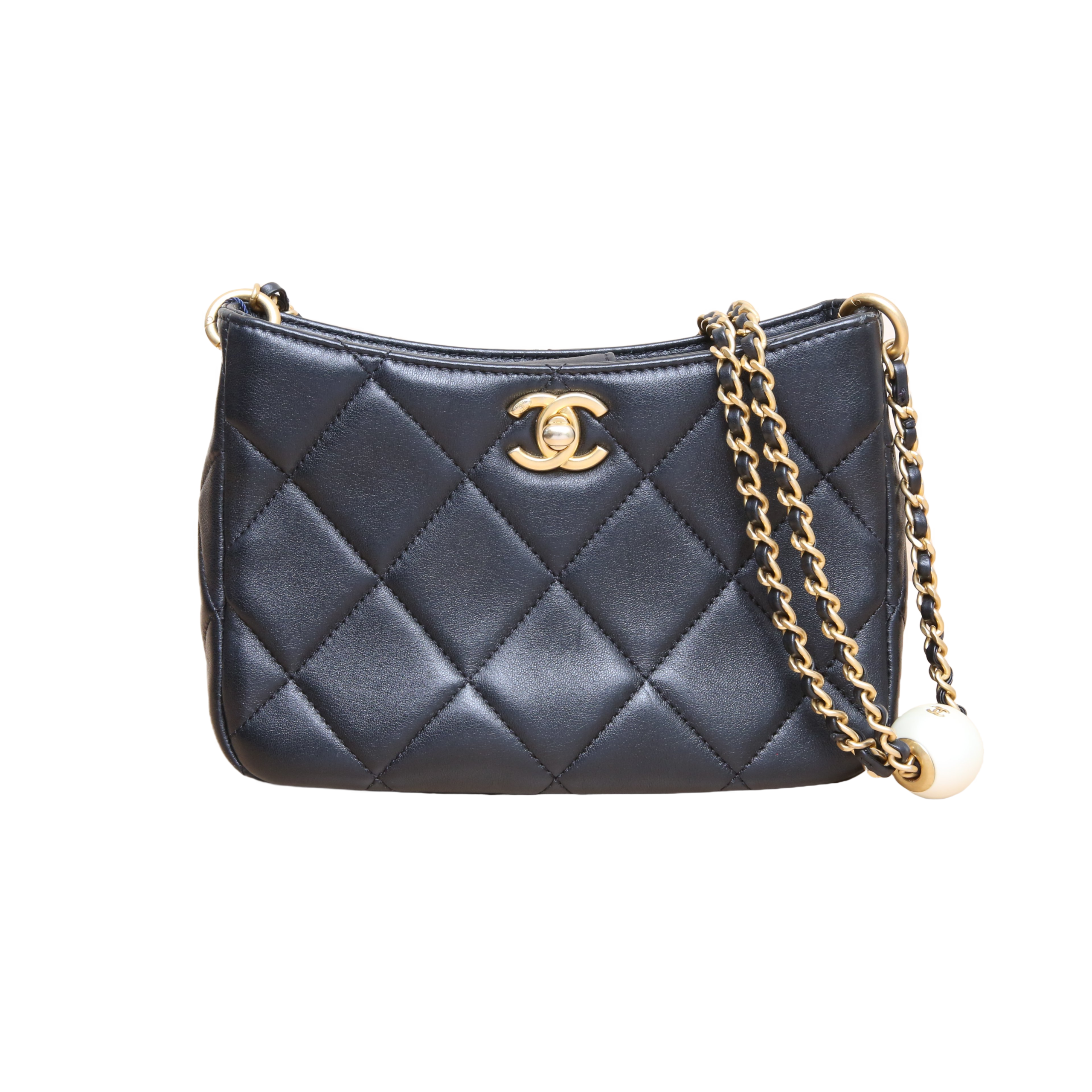 CHANEL 24S Hobo Bag in Leather