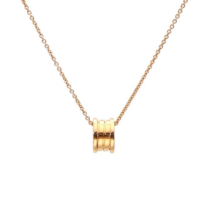BVLGARI B.ZERO1 Three-Coil Necklace 18K Rose Gold
