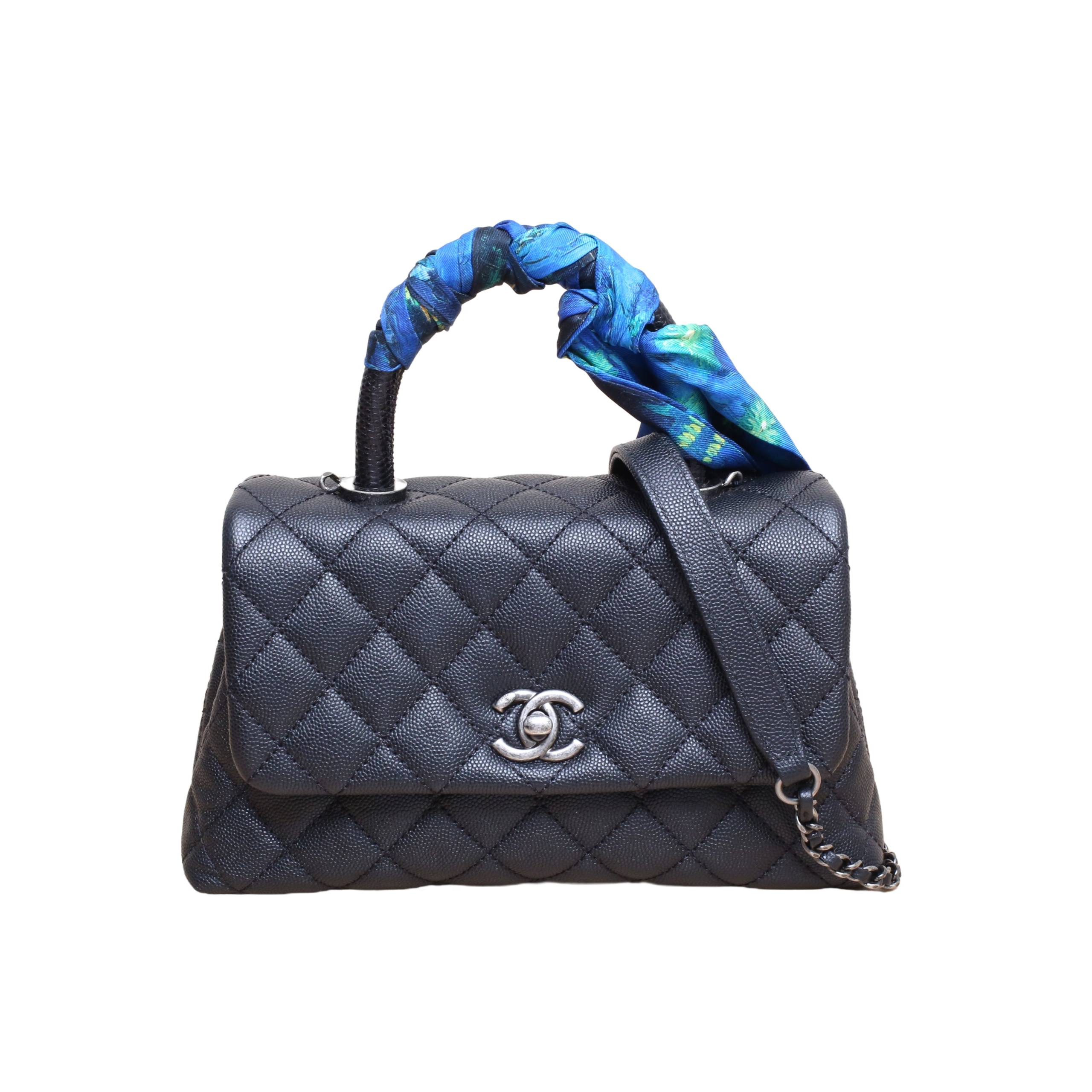 CHANEL Coco Handle Flap Bag 24cm