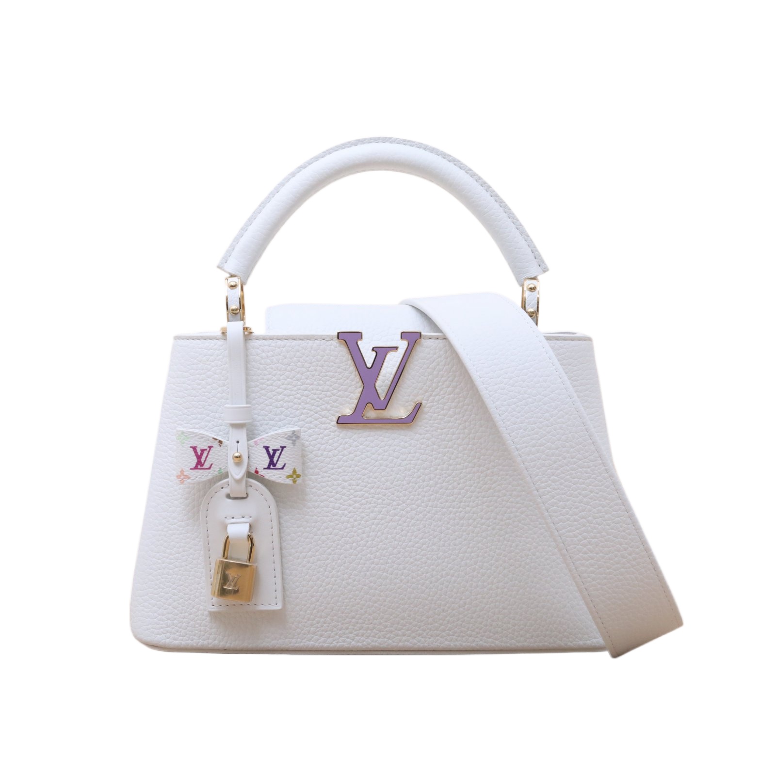 LOUIS VUITTON Capucines BB Top Handle Bag