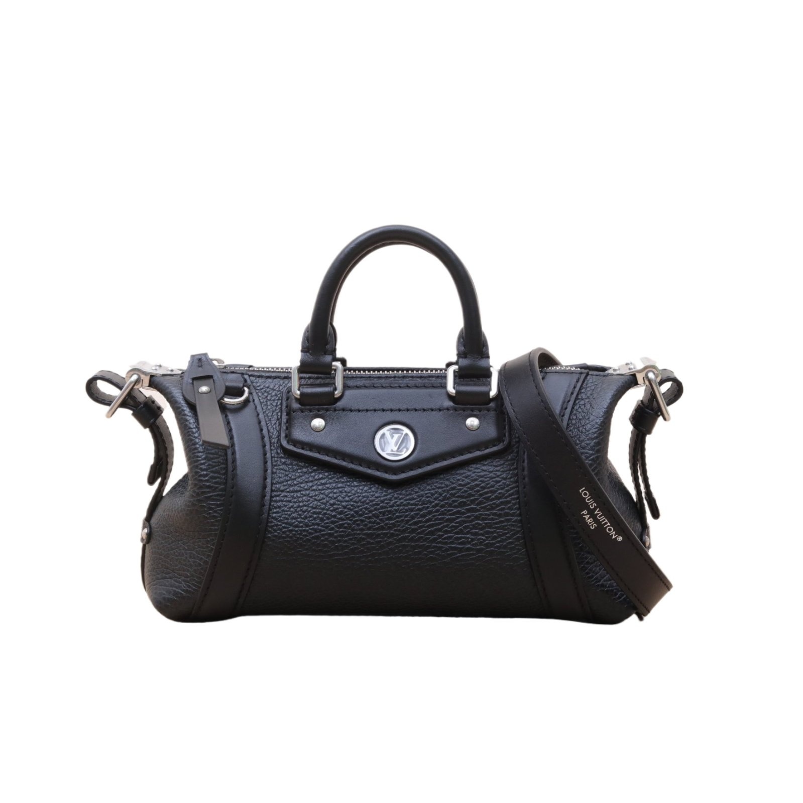 LOUIS VUITTON Biker Nano Bag Black Leather
