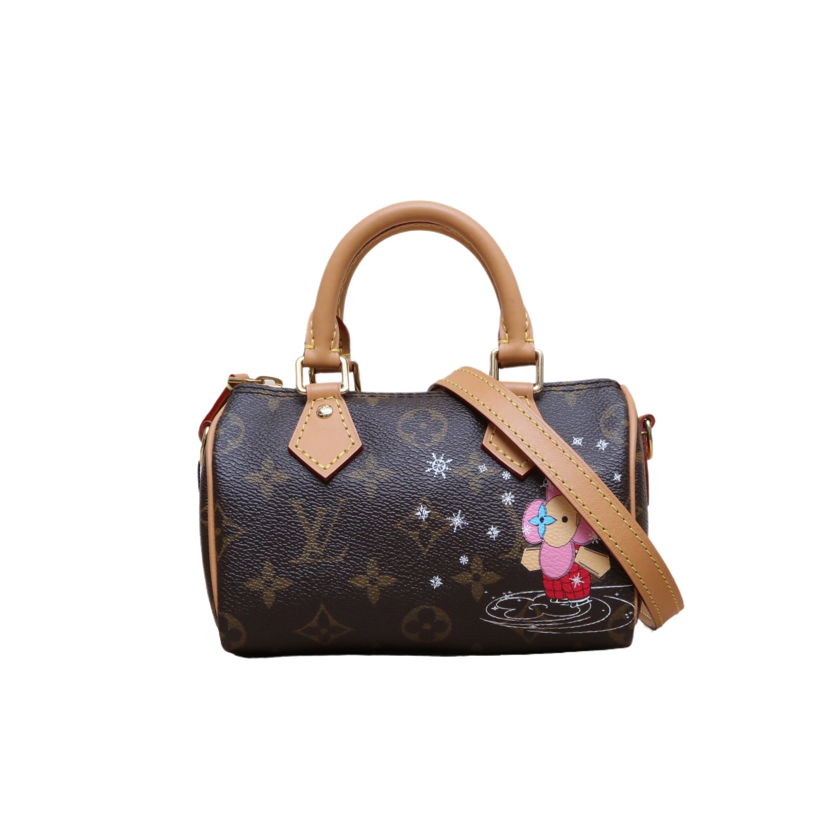 LOUIS VUITTON Speedy Nano 16 Bag Monogram PVC