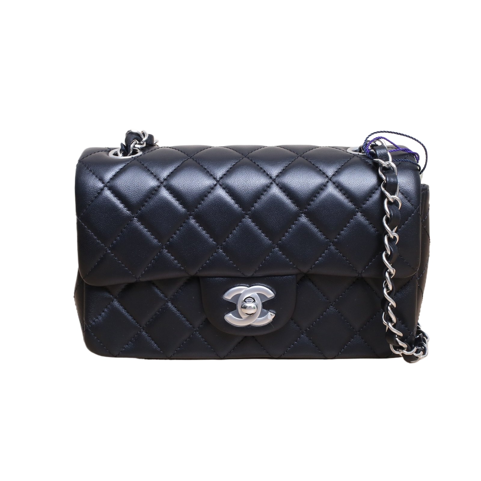 CHANEL CF Mini 20cm Black Leather