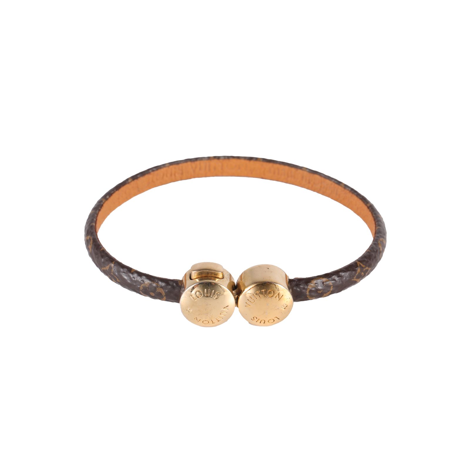 HERMES Glenan Leather Bracelet with OT Clasp