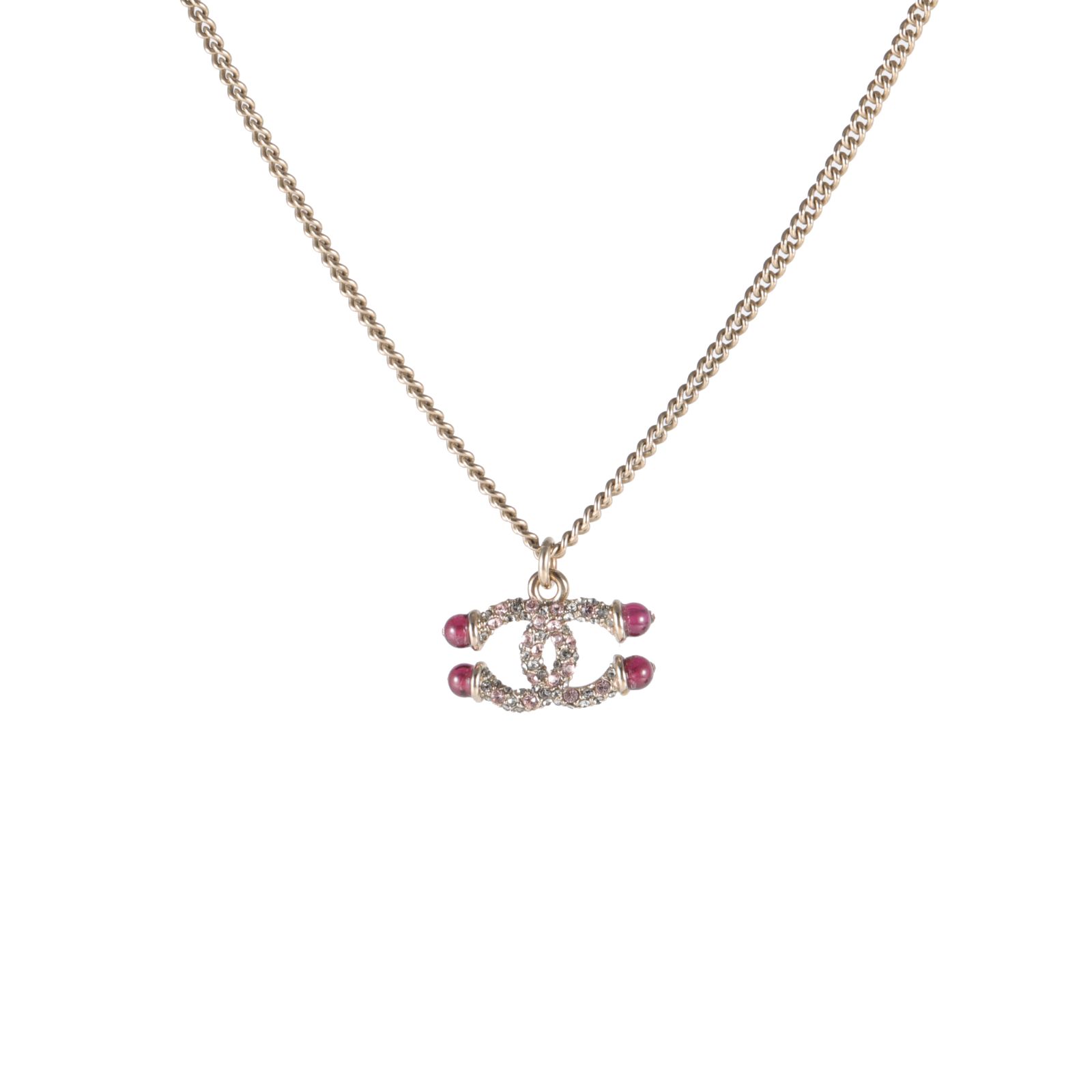 Chanel Classic CC Crystal Necklace (18B)