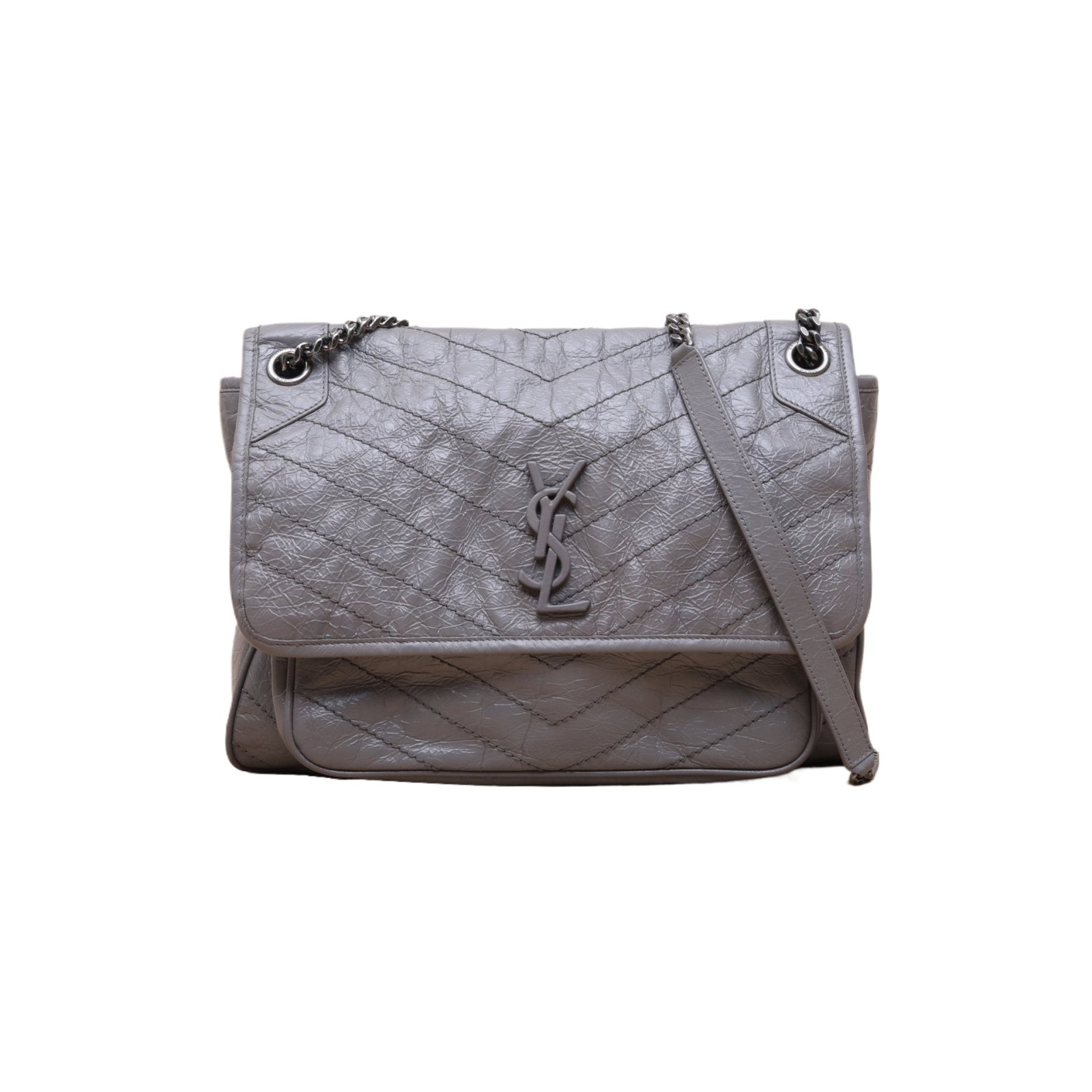 YSL Niki Large 32 in Leather