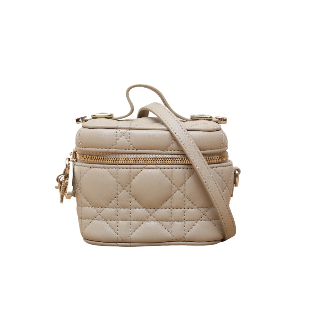 DIOR Lady Dior Vanity Case Mini 11 in Leather