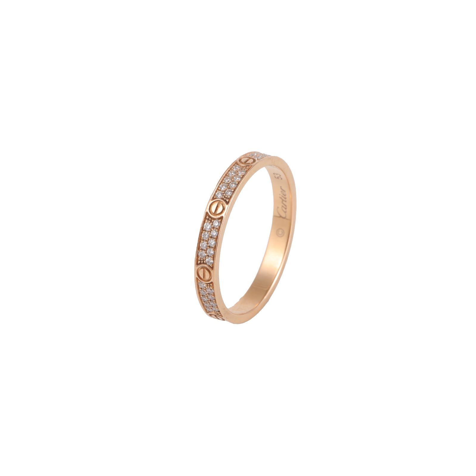 Cartier Love Ring Paved Mini model