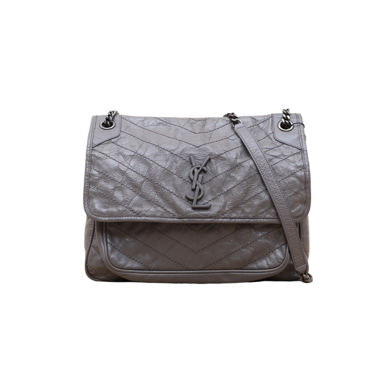 YSL Niki Large 32 in Leather