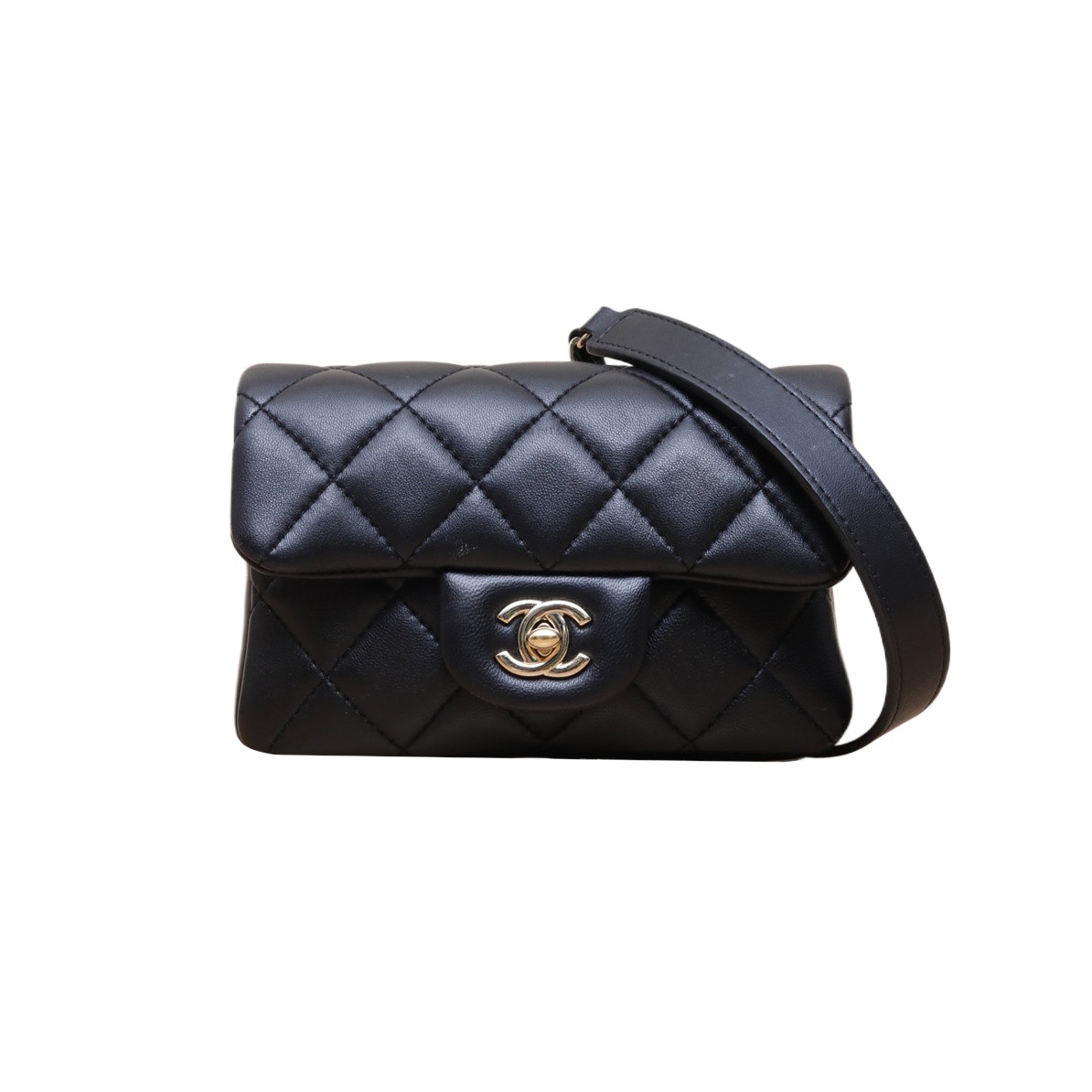 CHANEL 20SS Waist Bag in Leather