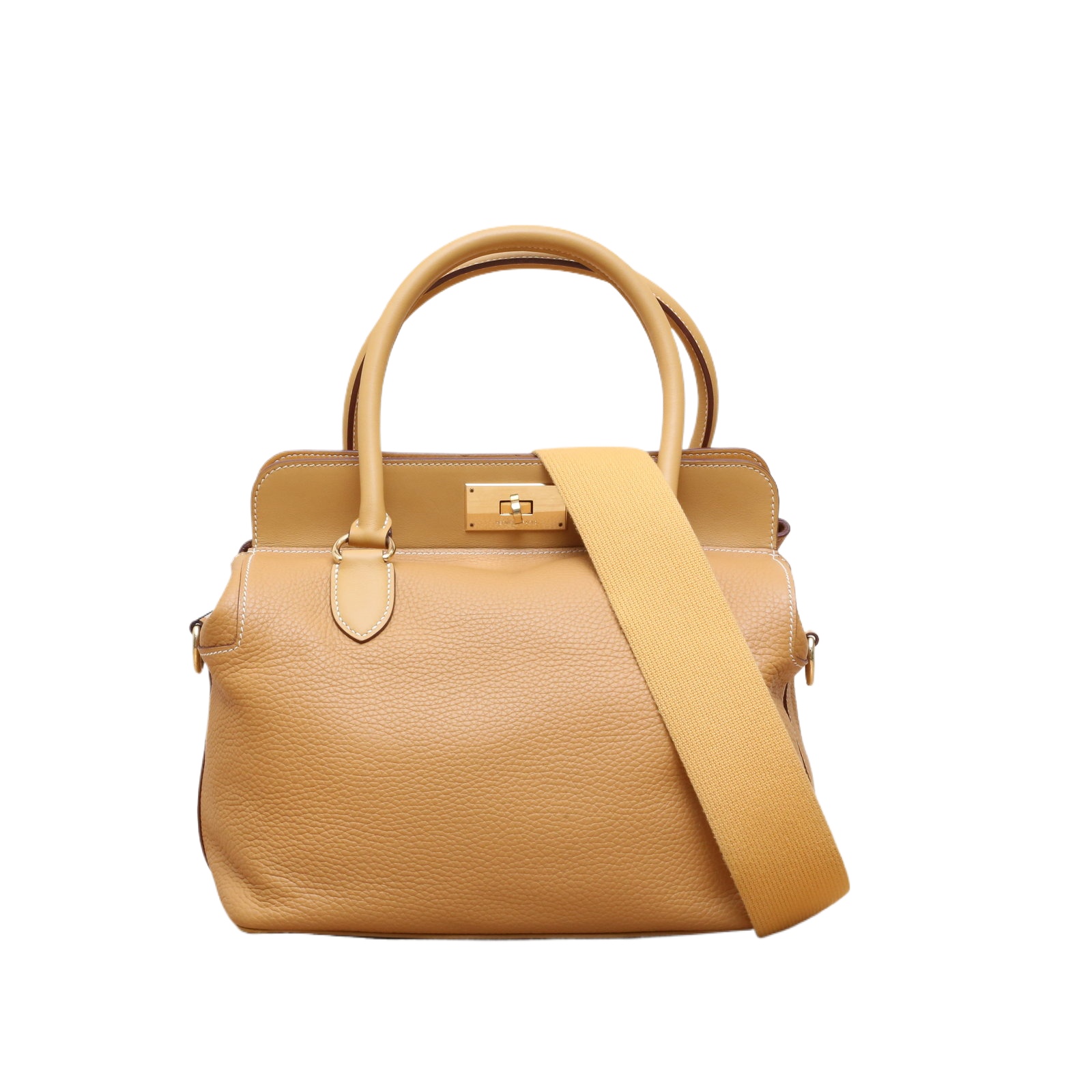HERMES Toolbox 26 in Clemence Leather