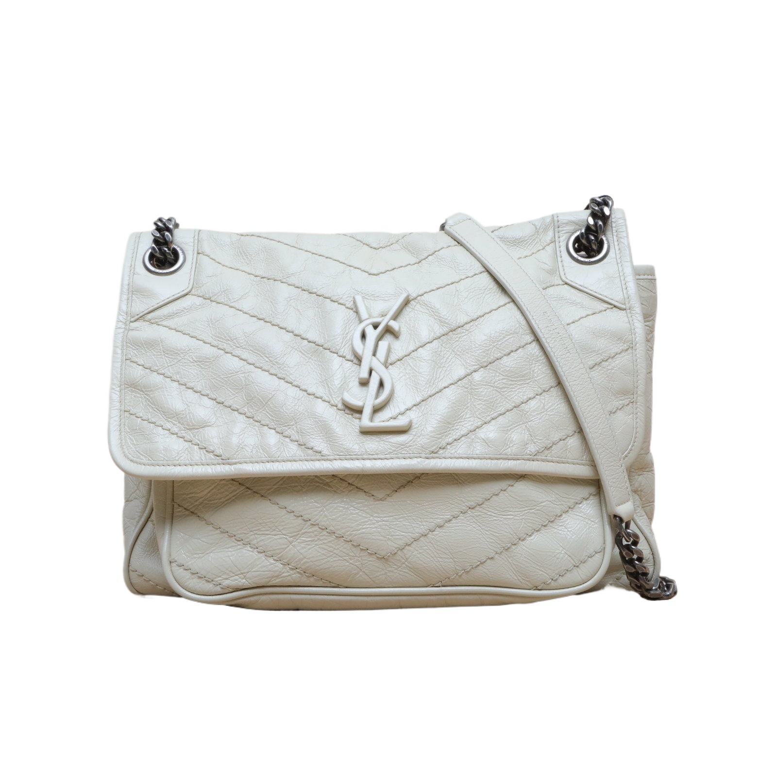 YSL Niki Medium 28 in Leather