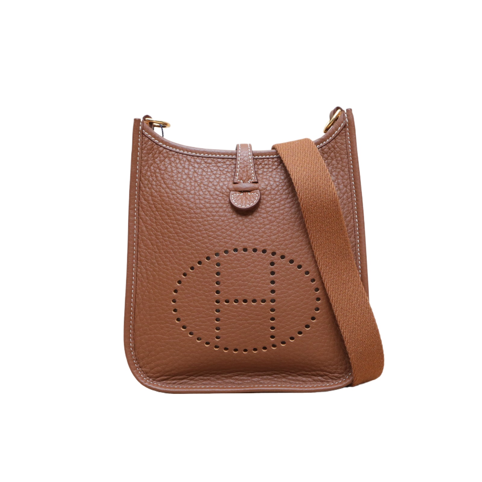 HERMES Evelyne Mini 16 37 in Clemence Leather