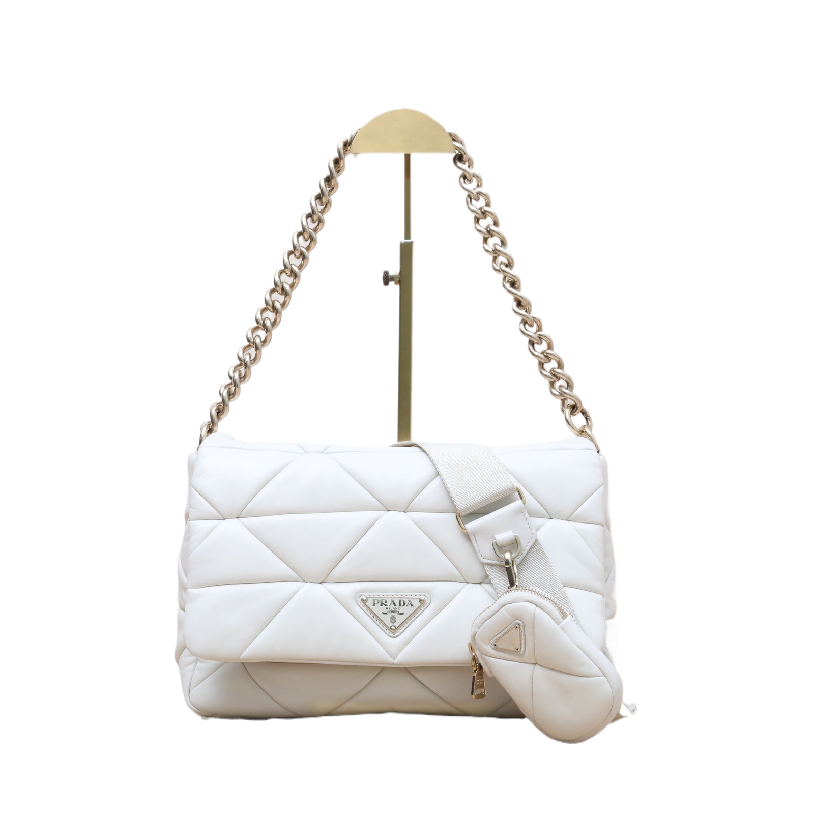 Prada Spectrum 30cm in White Leather