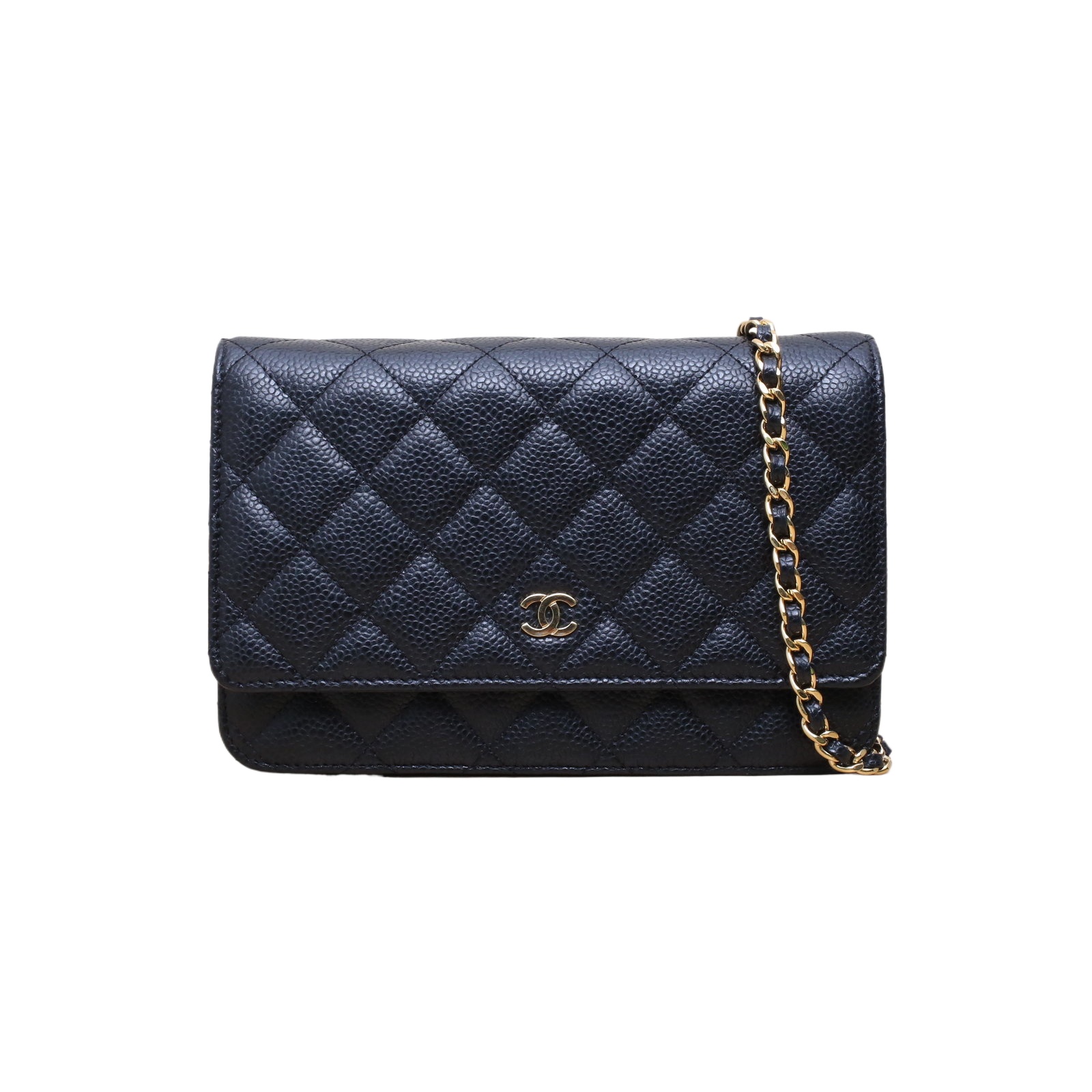 Chanel CF WOC 19cm in Black Caviar Leather