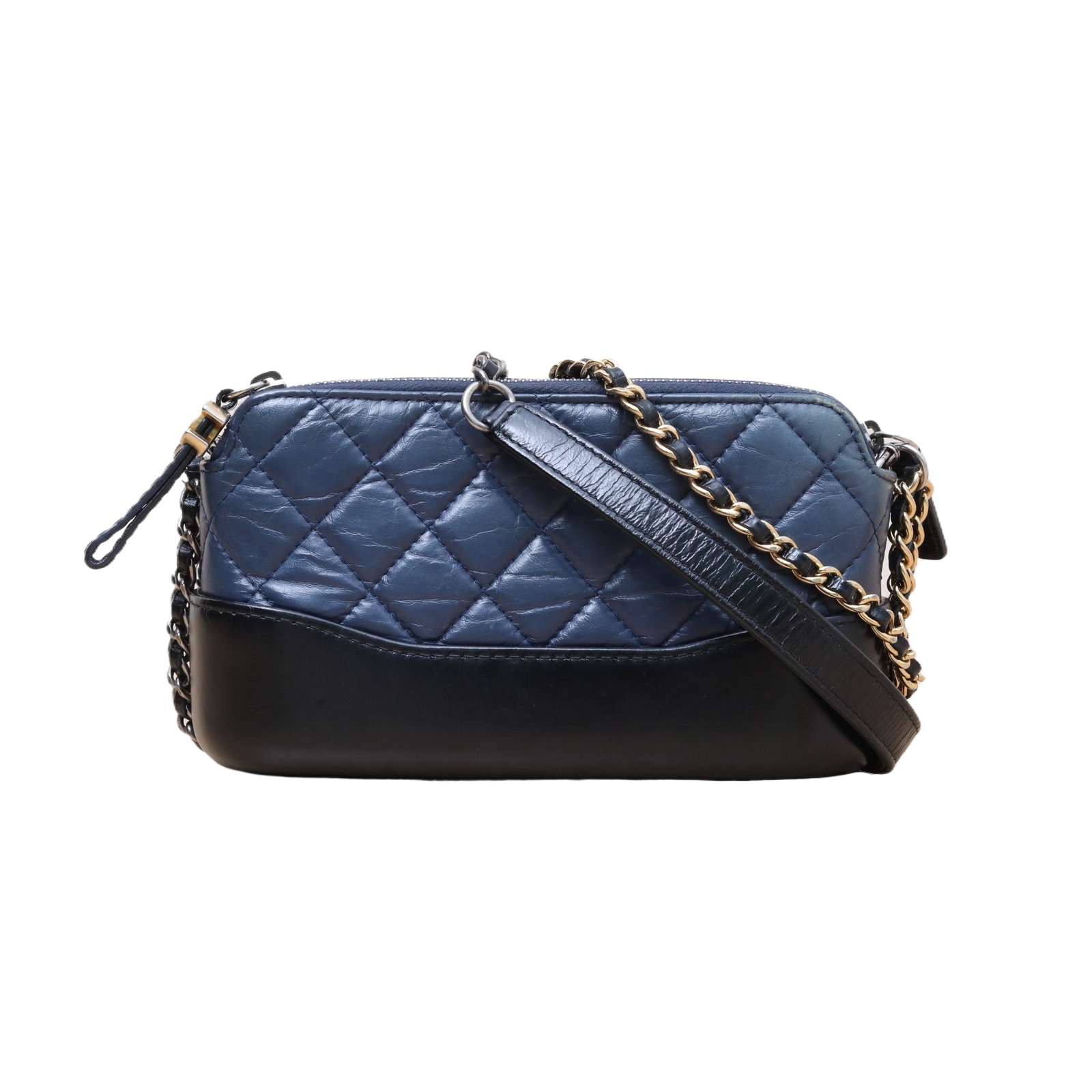 Chanel GABRIELLE WOC 19cm in Blue Leather