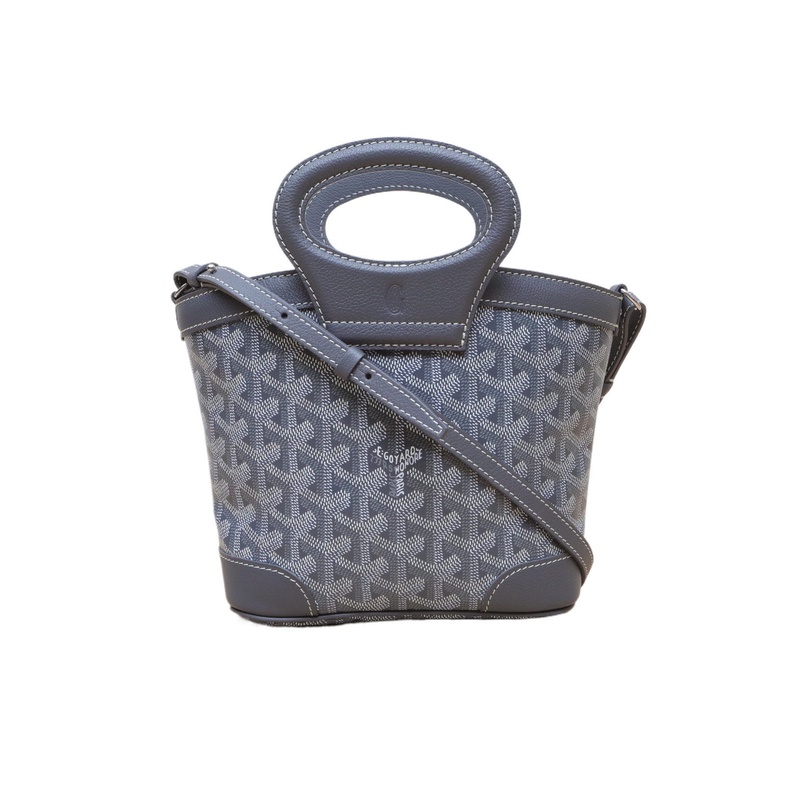 Goyard Beluga Mini 17cm in Gray PVC
