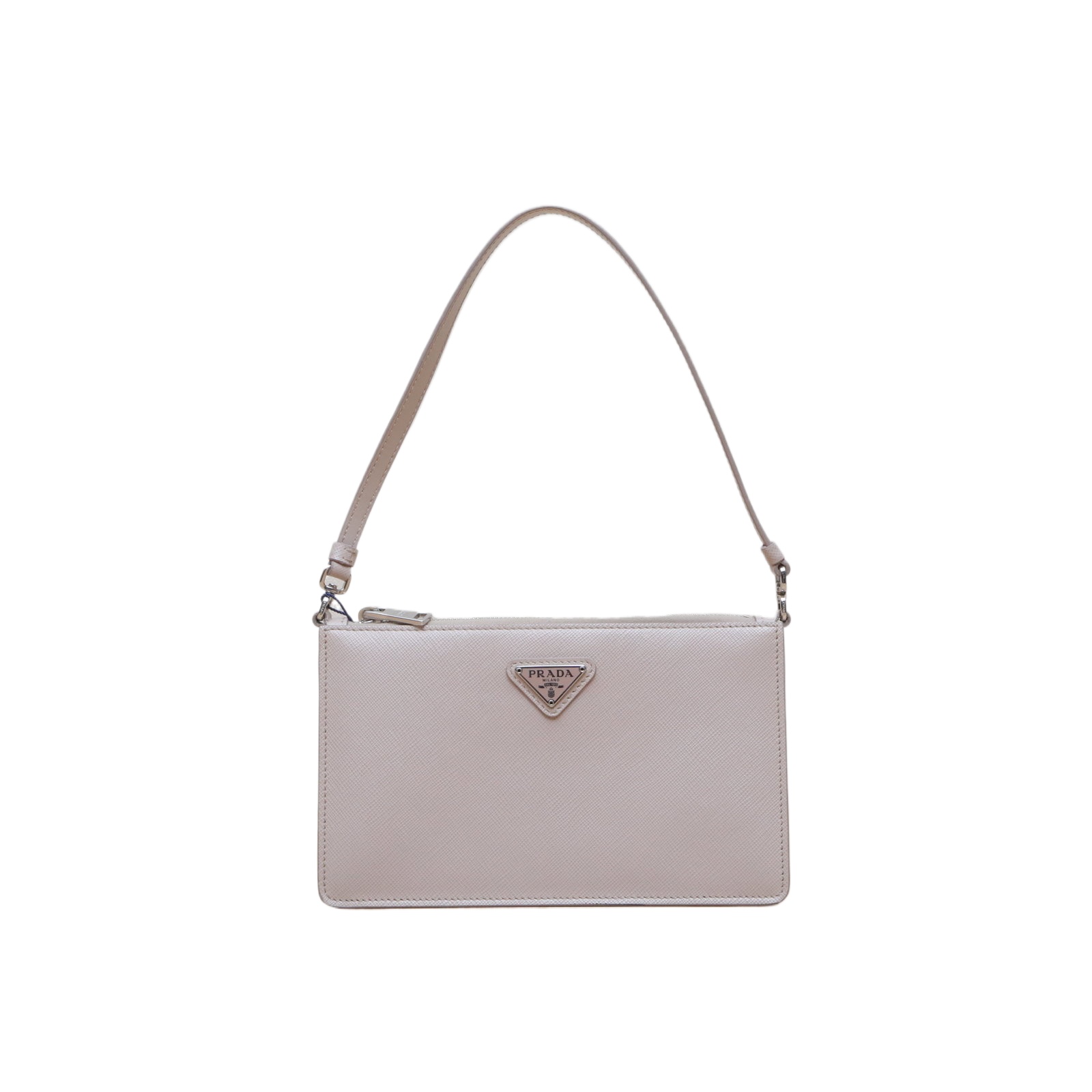 Prada Hobo 20cm in Nude Leather