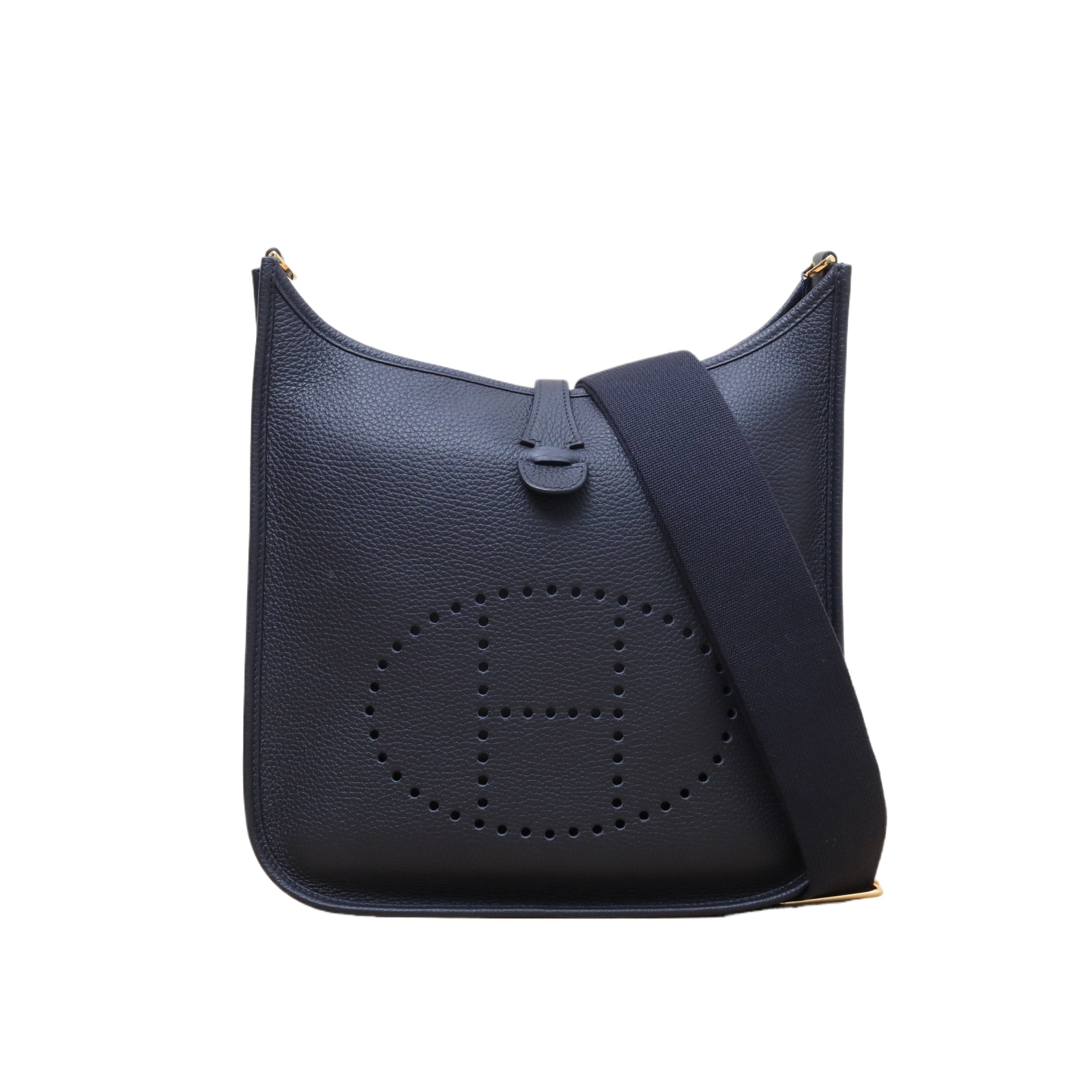 Hermes Evelyne 29cm in Black Leather
