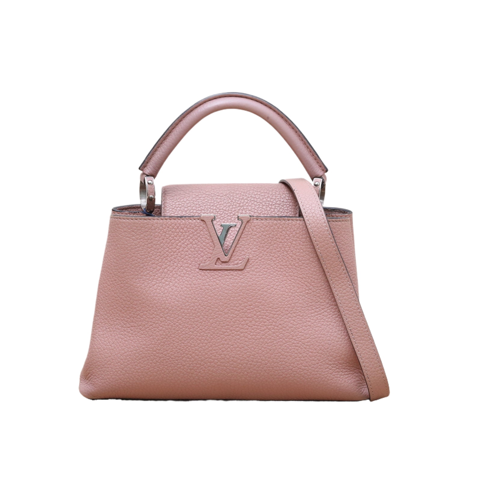 Louis Vuitton Capucines BB 27cm in Pink Leather