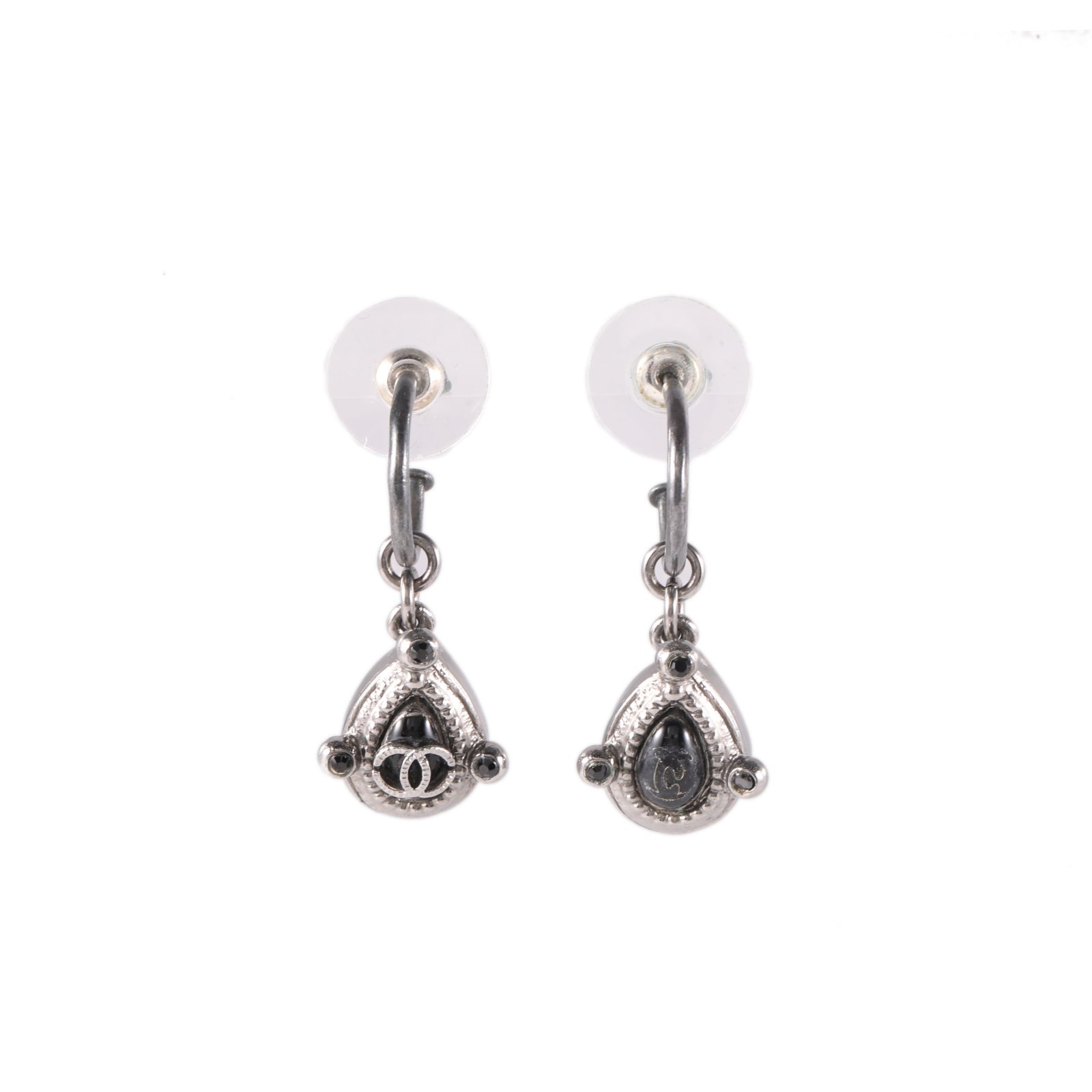 Chanel Vintage CC Drop Earrings