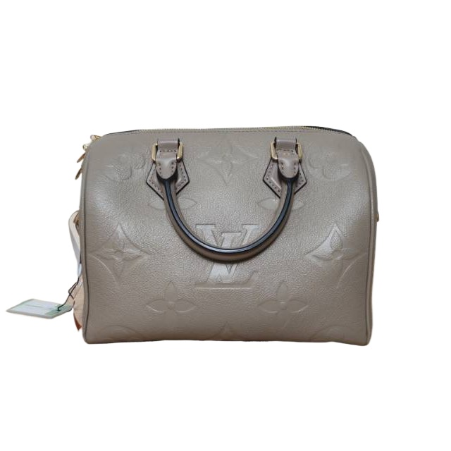 Louis Vuitton Speedy 25cm in Elephant Gray Leather