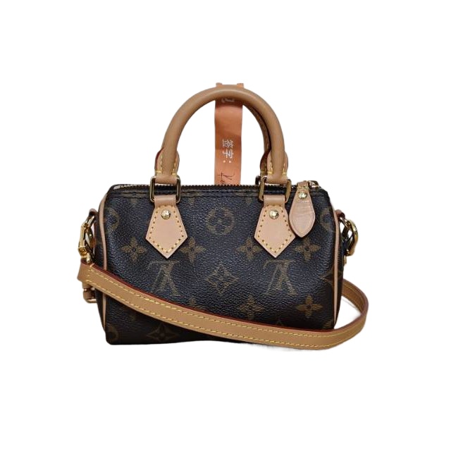 LOUIS VUITTON Speedy Nano 16cm in Monogram PVC