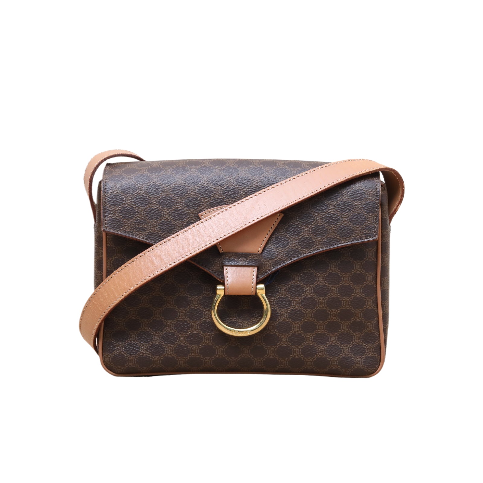 CELINE Vintage Messenger Bag in Monogram PVC