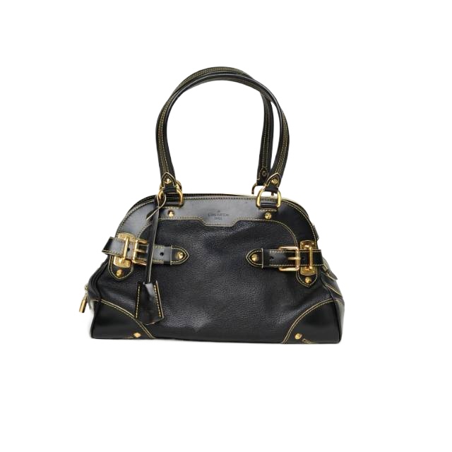 LOUIS VUITTON Vintage Suhali Handbag 36cm in Black Goatskin