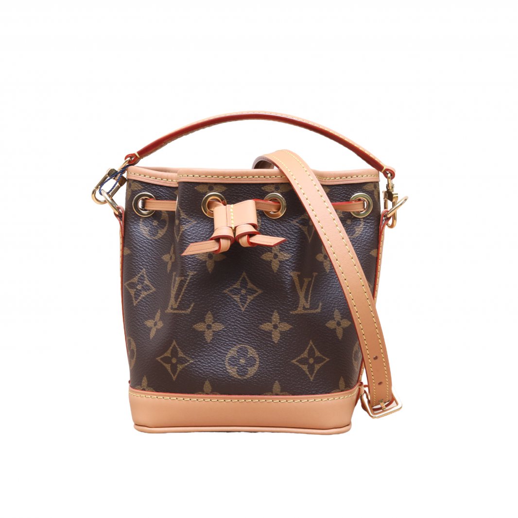 LOUIS VUITTON Nano Bucket Bag in Monogram PVC