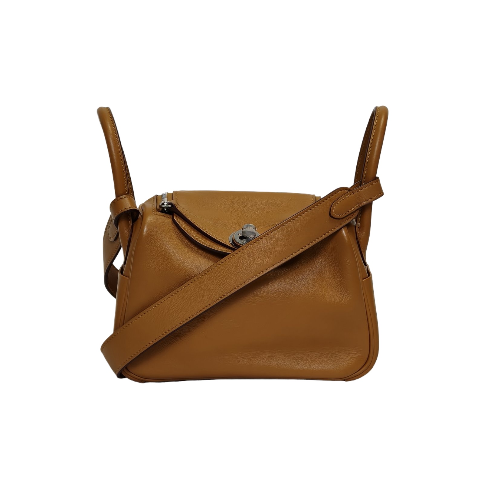 HERMES Lindy Mini 2S in Multicolor Swift Leather