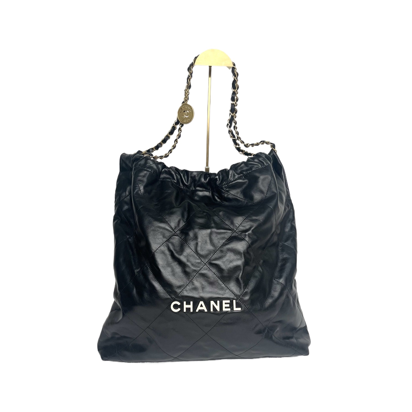 CHANEL 22Bag Tote Large 37cm in Black Leather