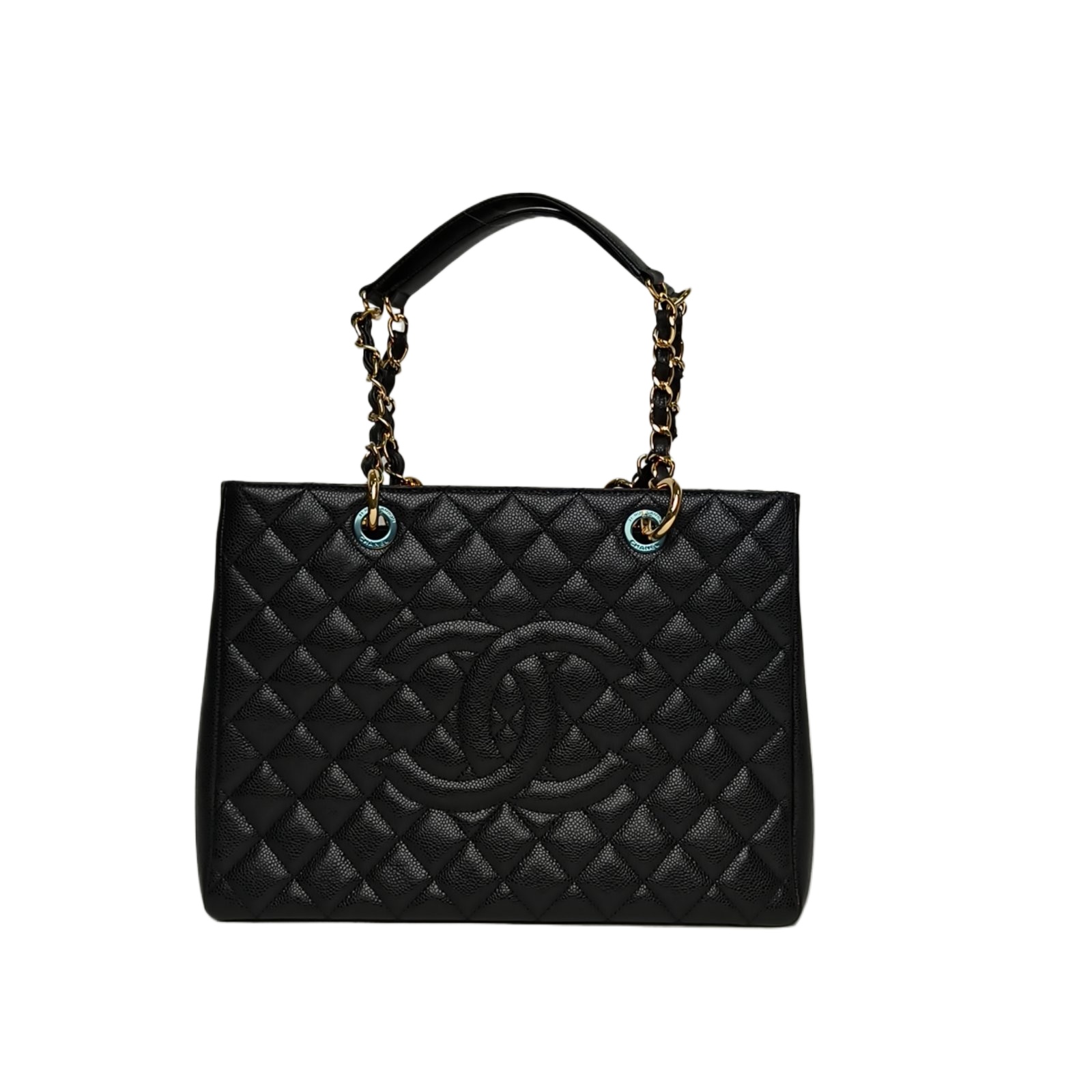 CHANEL GST Tote Small 33cm in Black Caviar Leather