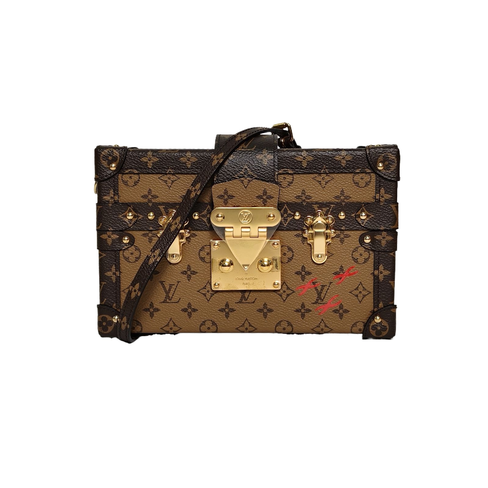 LOUIS VUITTON PETITE MALLE Moonlight Box 20cm in Monogram PVC