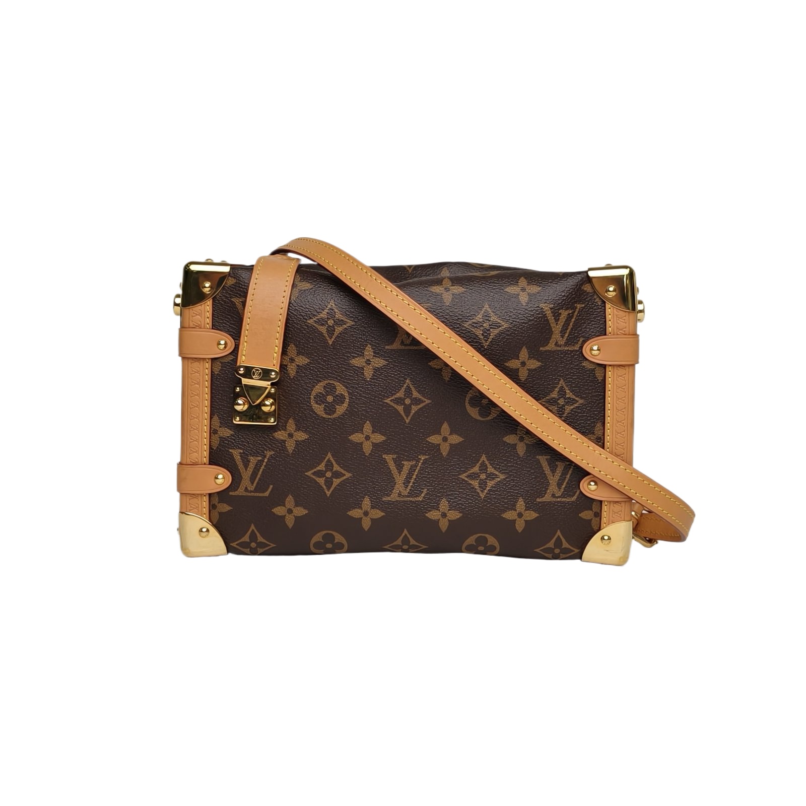 LOUIS VUITTON Side Trunk Soft Box Large 24cm in Monogram PVC