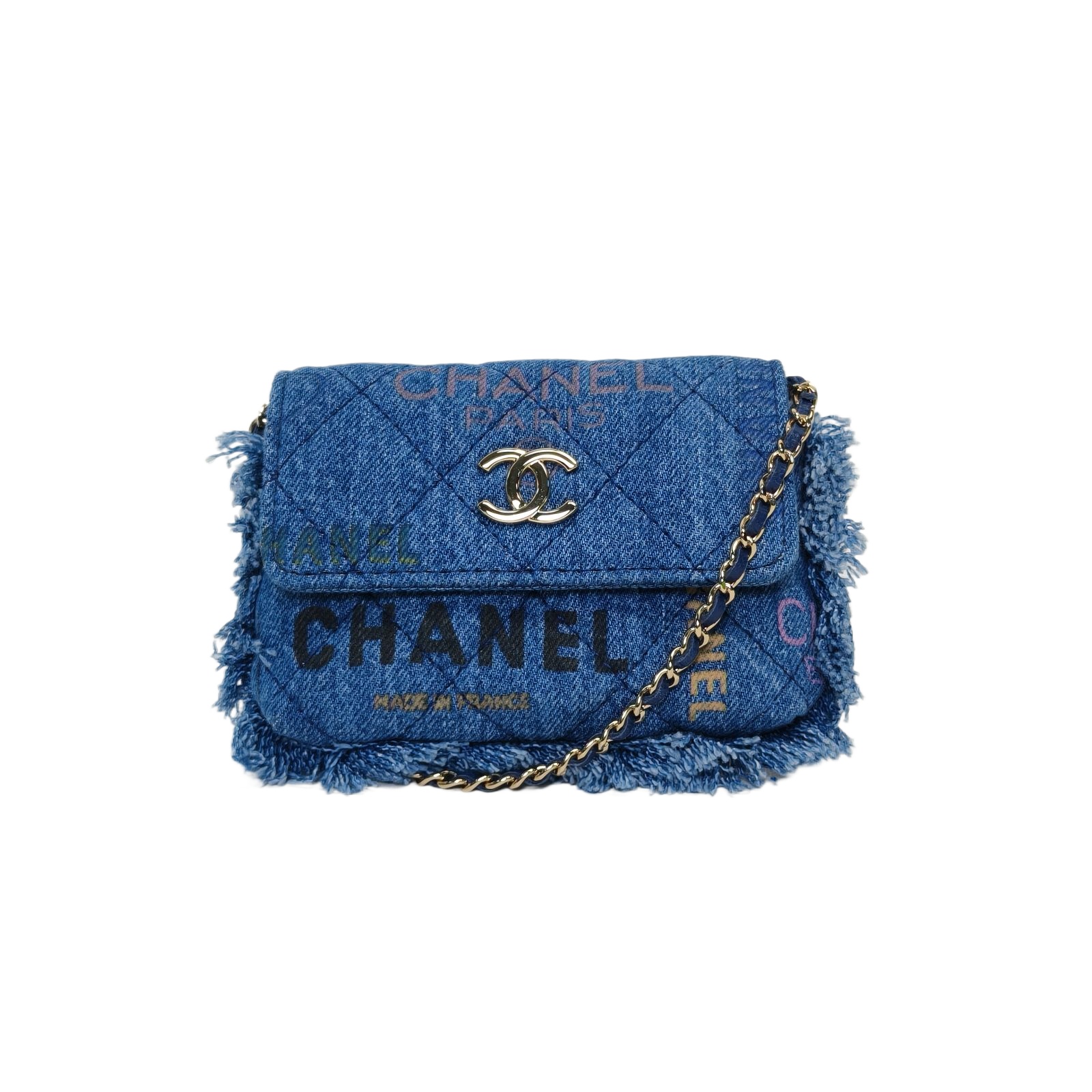 CHANEL Mini Flap Bag in Denim