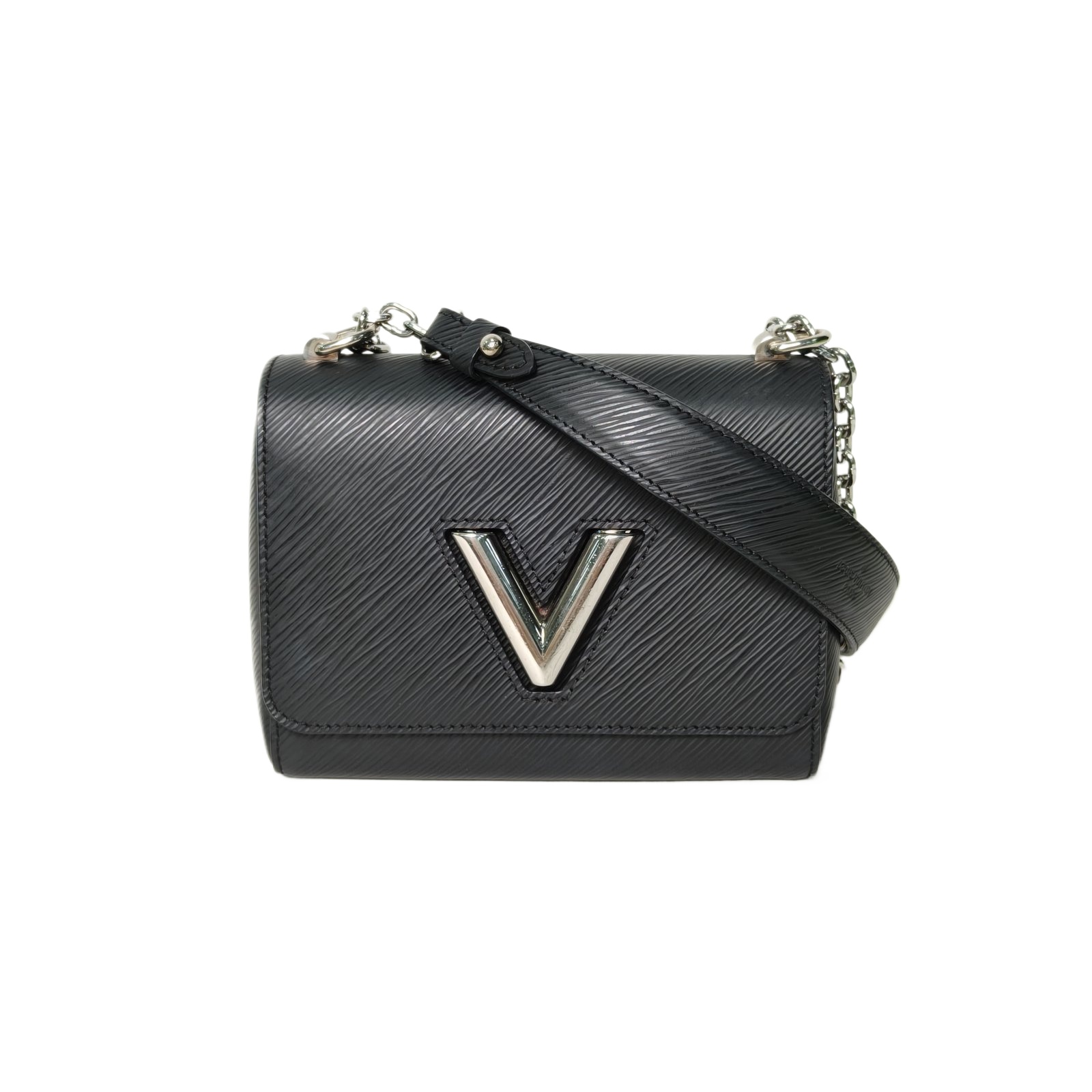LOUIS VUITTON TWIST Small 19cm in Black EPI Leather