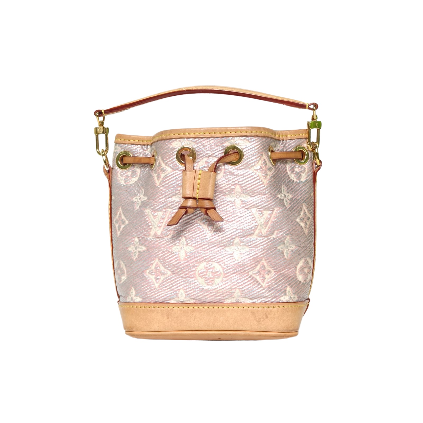 LOUIS VUITTON NOÉ Nano 13 in Leather & Canvas