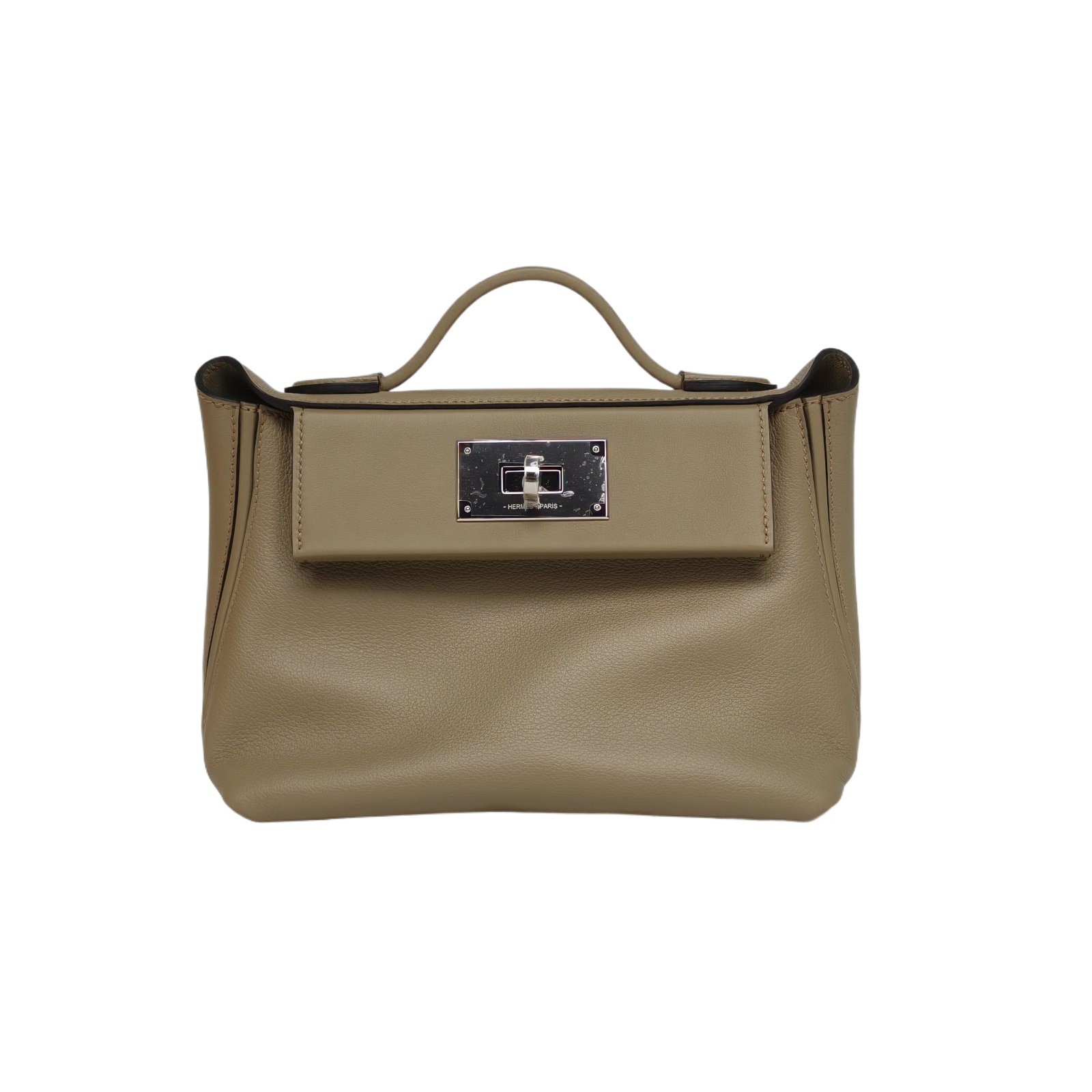 HERMES 2424 Mini 21 in Evercolor & Swift Leather
