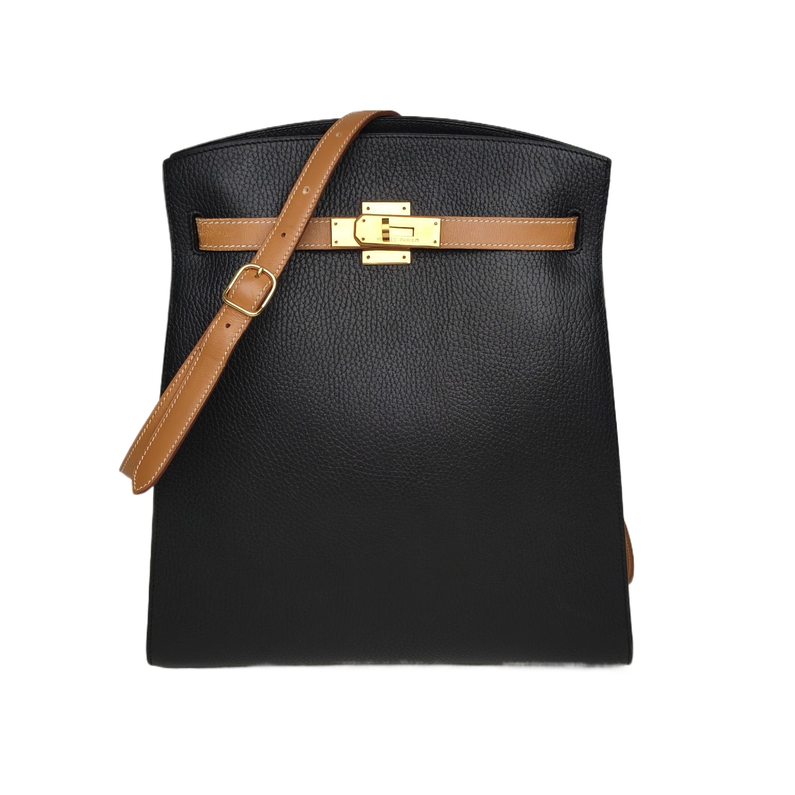 HERMES Kelly Sport Large 25cm in Buffalo Leather