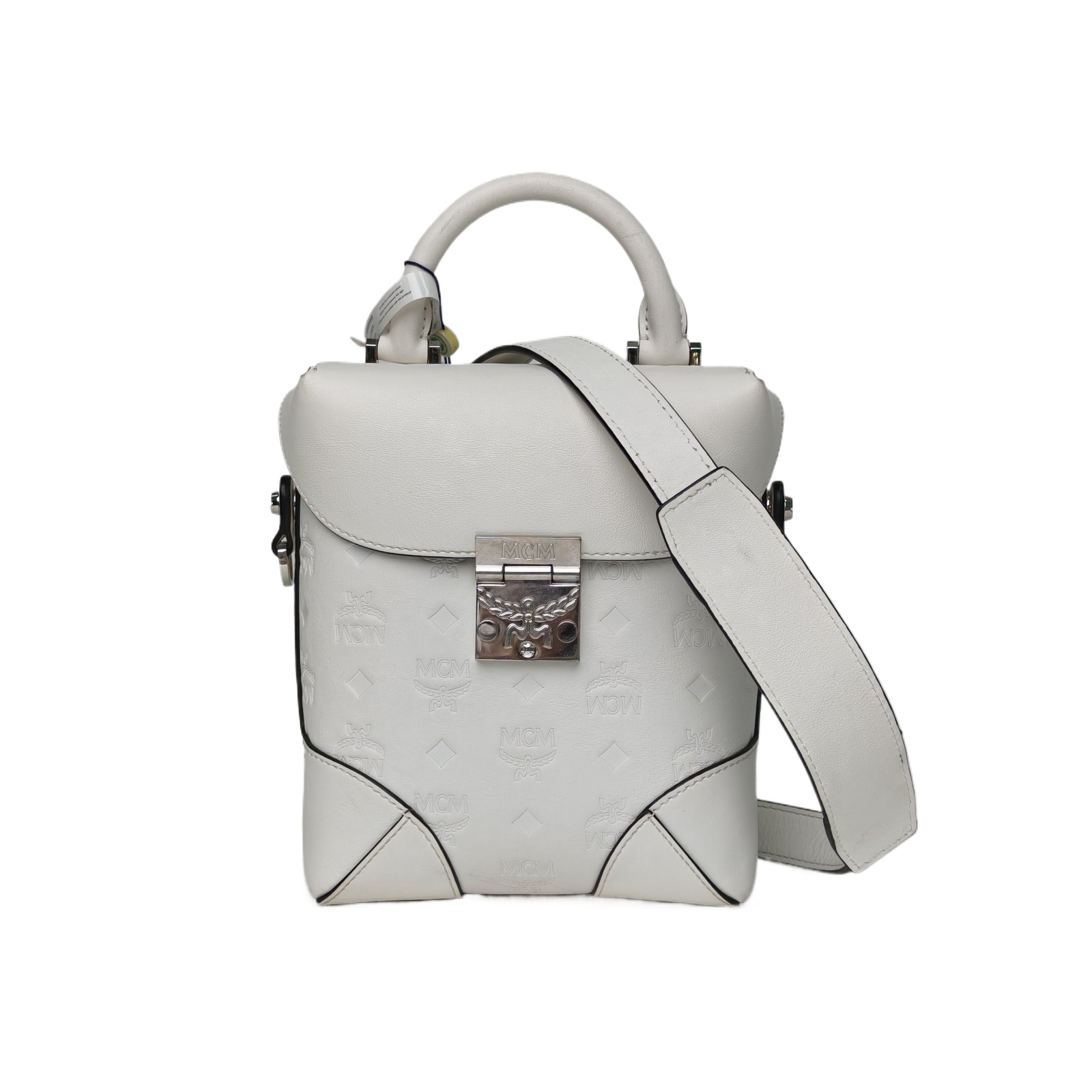 MCM Soft Berlin Visetos Box Bag in PVC