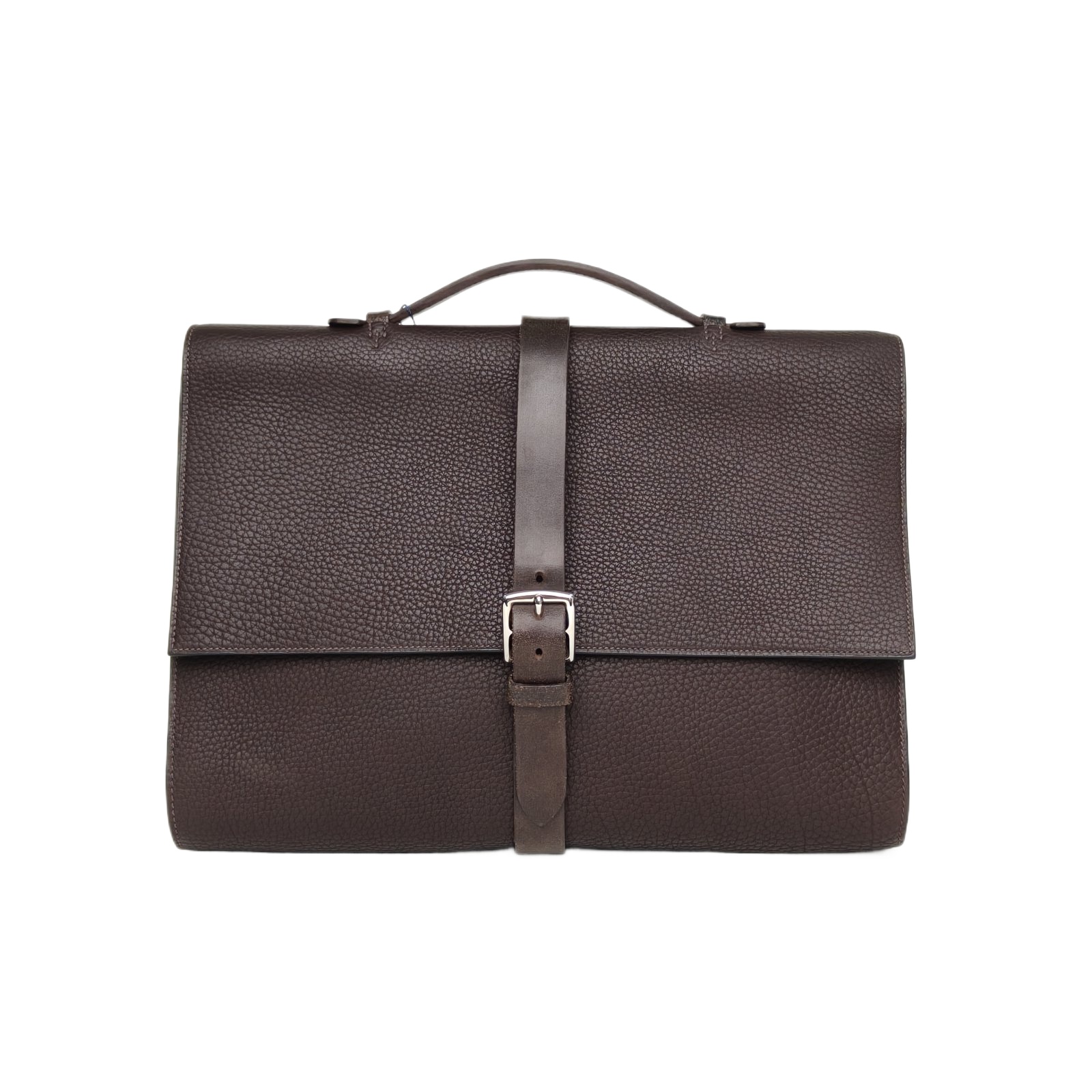 HERMES Etriviere Briefcase 37cm in Fjord Leather