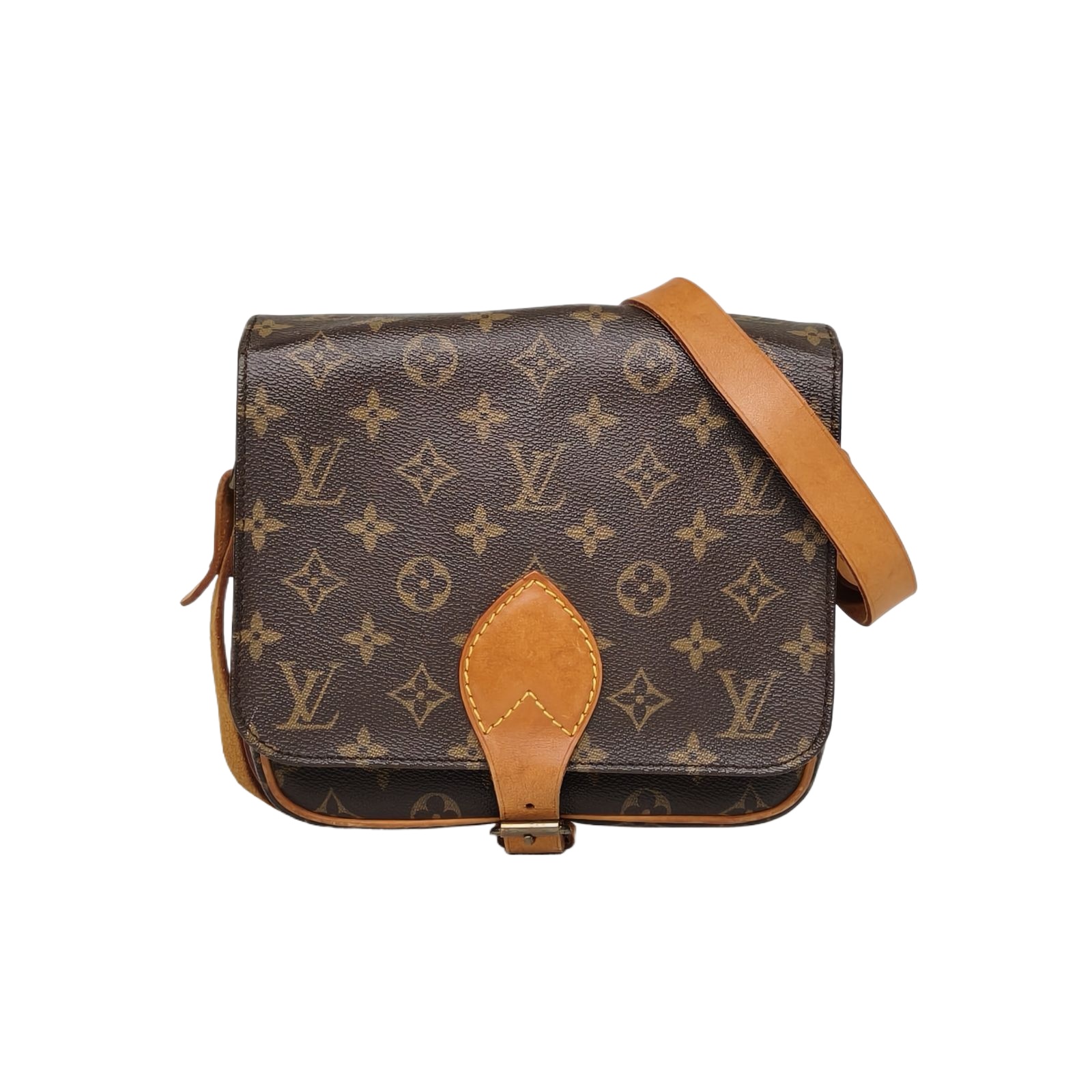 LOUIS VUITTON Vintage Saddle Bag in Monogram PVC