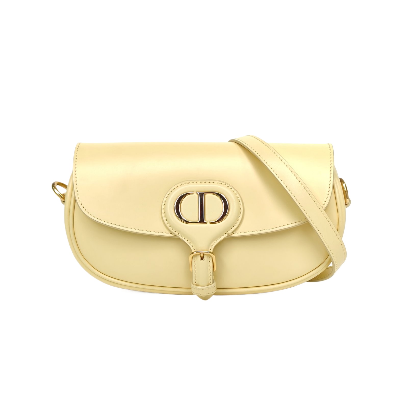 Dior Bobby East-West 21 Bag in Yellow Leather