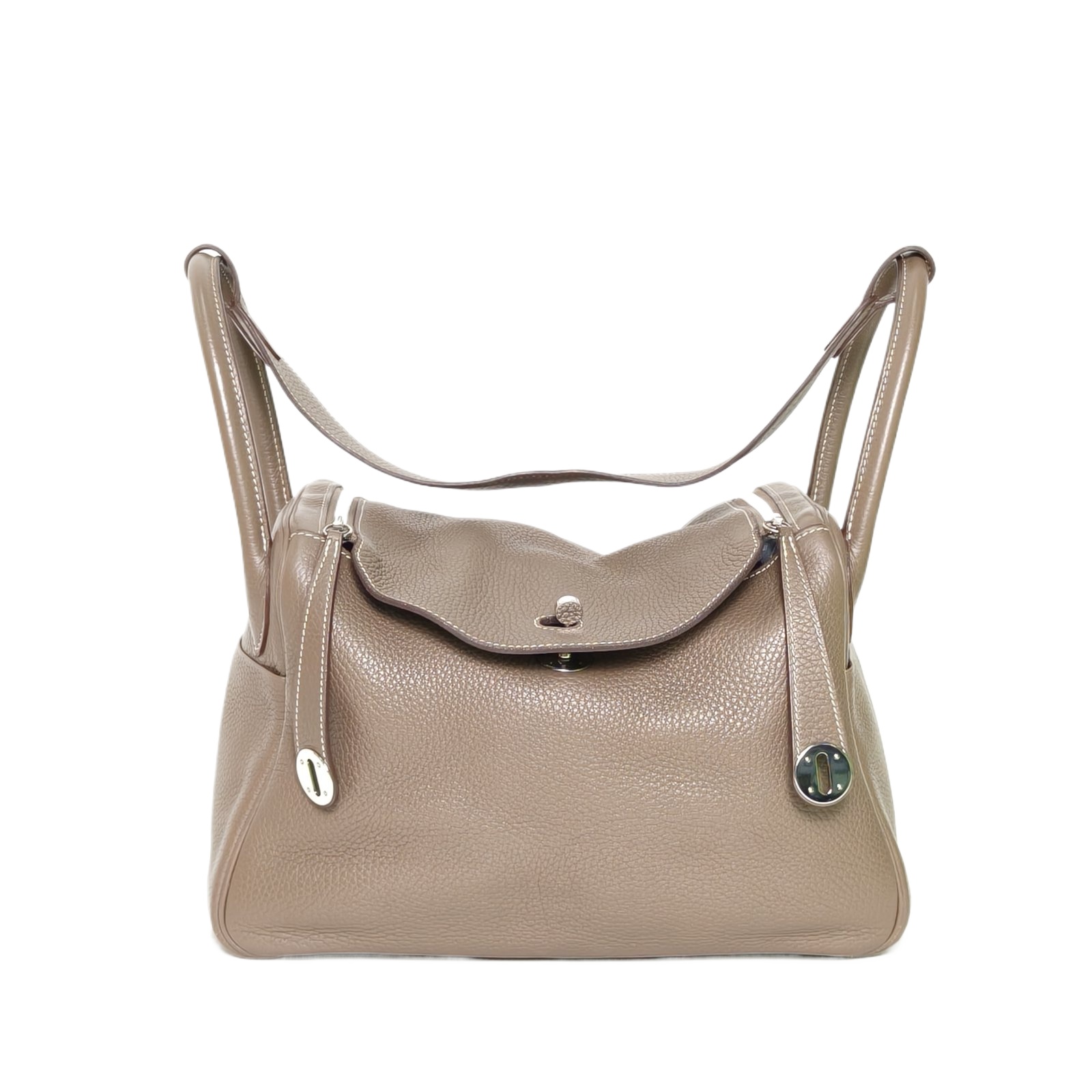 HERMES Lindy 30 Bag in Tourillon Clemence Leather